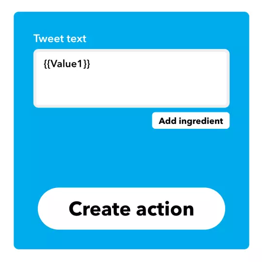 Configure an app in the second step in IFTTT Configure an app in the second step in IFTTT